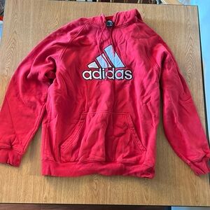 Like-New Condition red L Adidas Hoodie